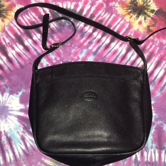 vintage longchamp leather bag